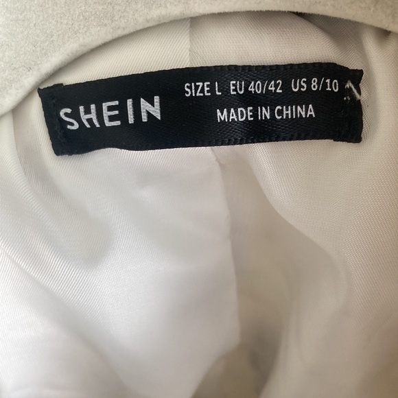 Shein Shame Cowprint/Western fluff coat - Picture 3 of 3